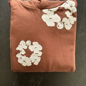 Denim tears hoodie brown